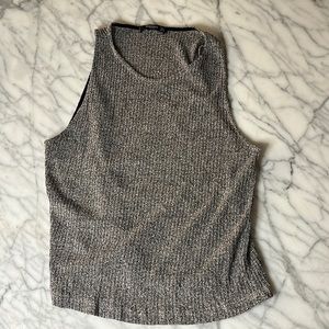 MANGO basics grey tank top 8 M SOLD